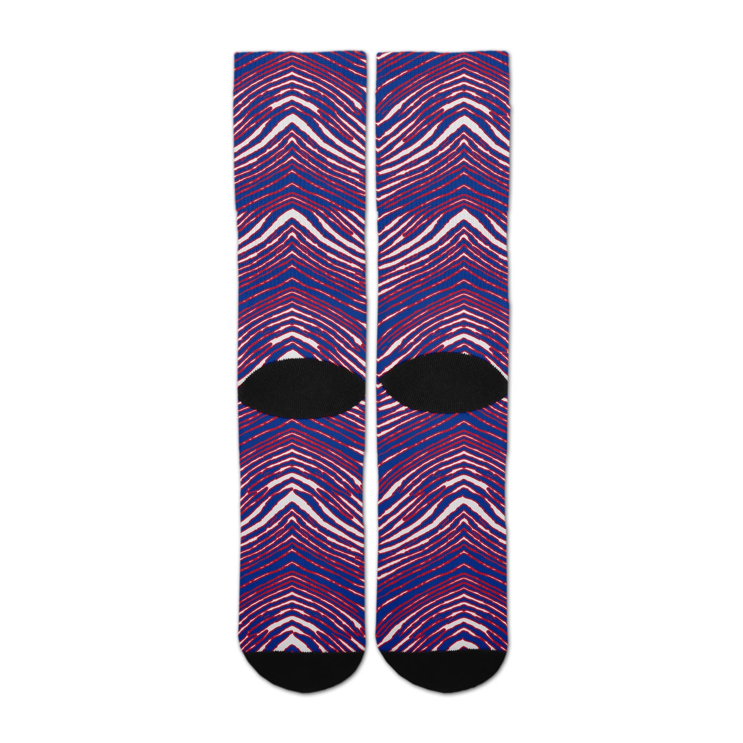 Zubaz By For Bare Feet NFL Zubified Adult and Youth Dress Socks, New York Giants, One Size