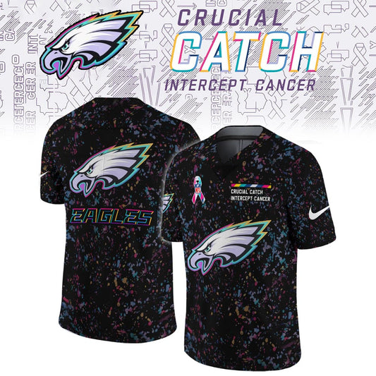 Philadelphia Eagles Crucial Catch Limited Football Jersey