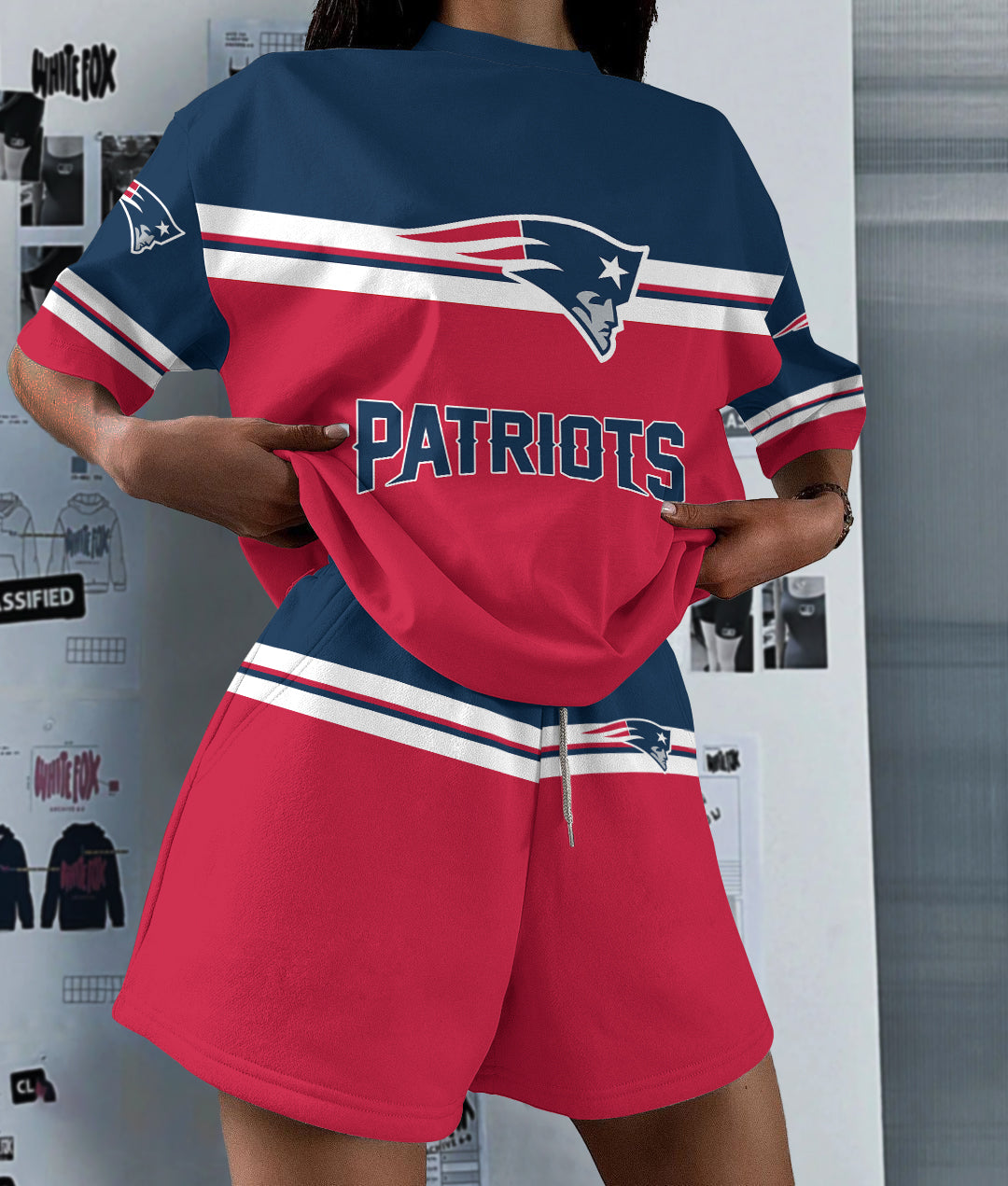 New England Patriots Limited Edition Women's T-Shirt & Short Set