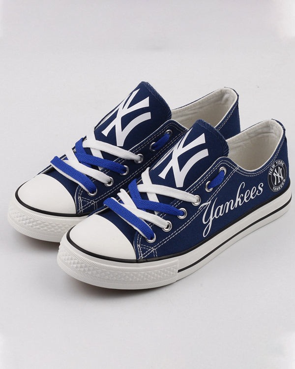 Casual printed low-top canvas shoes unisex