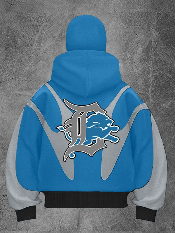 Unisex Masked Double Hooded Cardigan Jacket