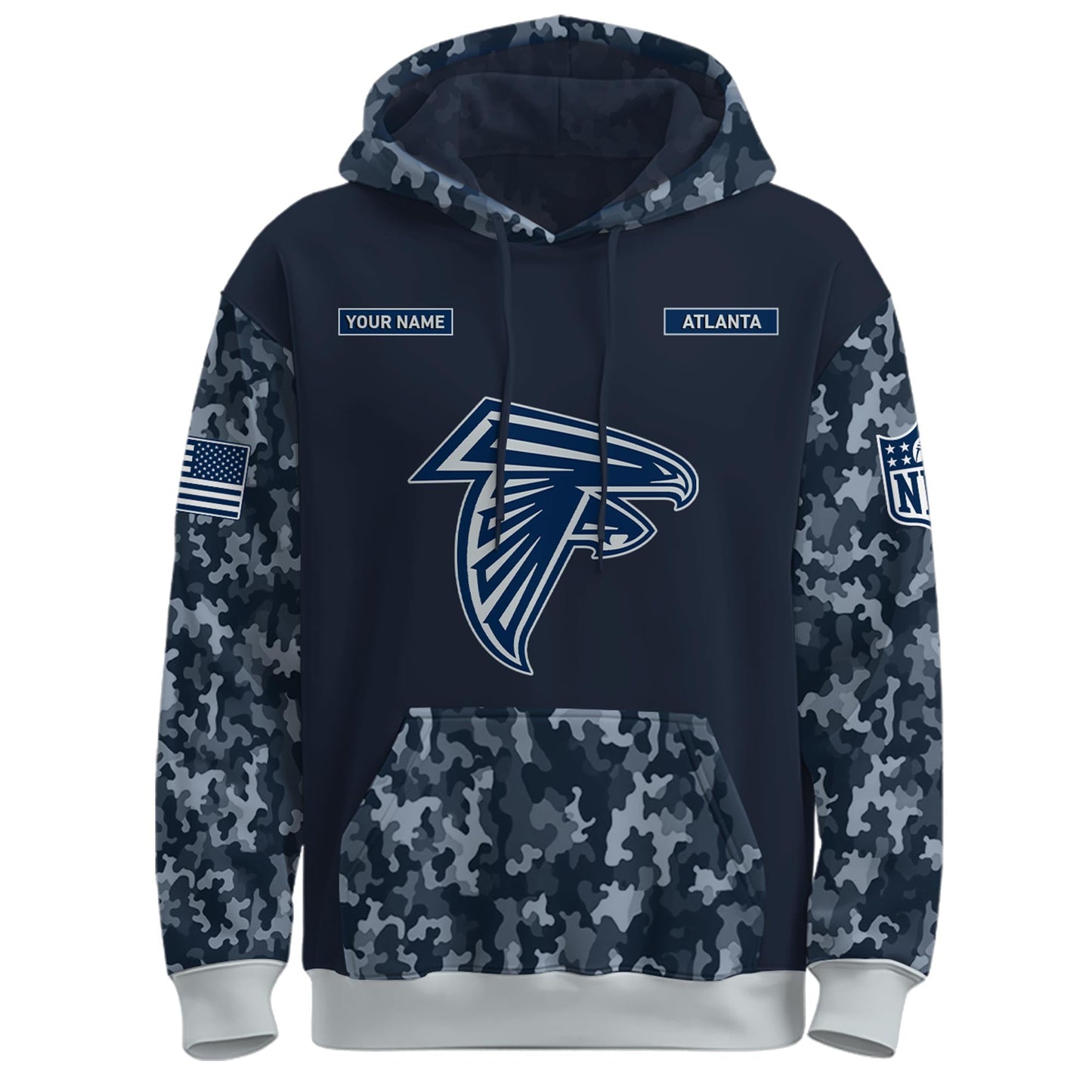 Atlanta Falcons Navy 250th Birthday Hoodie Limited Edions