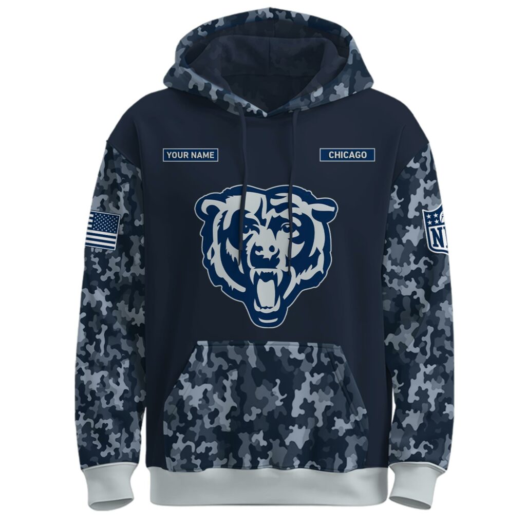 Chicago Bears Navy 250th Birthday Hoodie Limited Edions