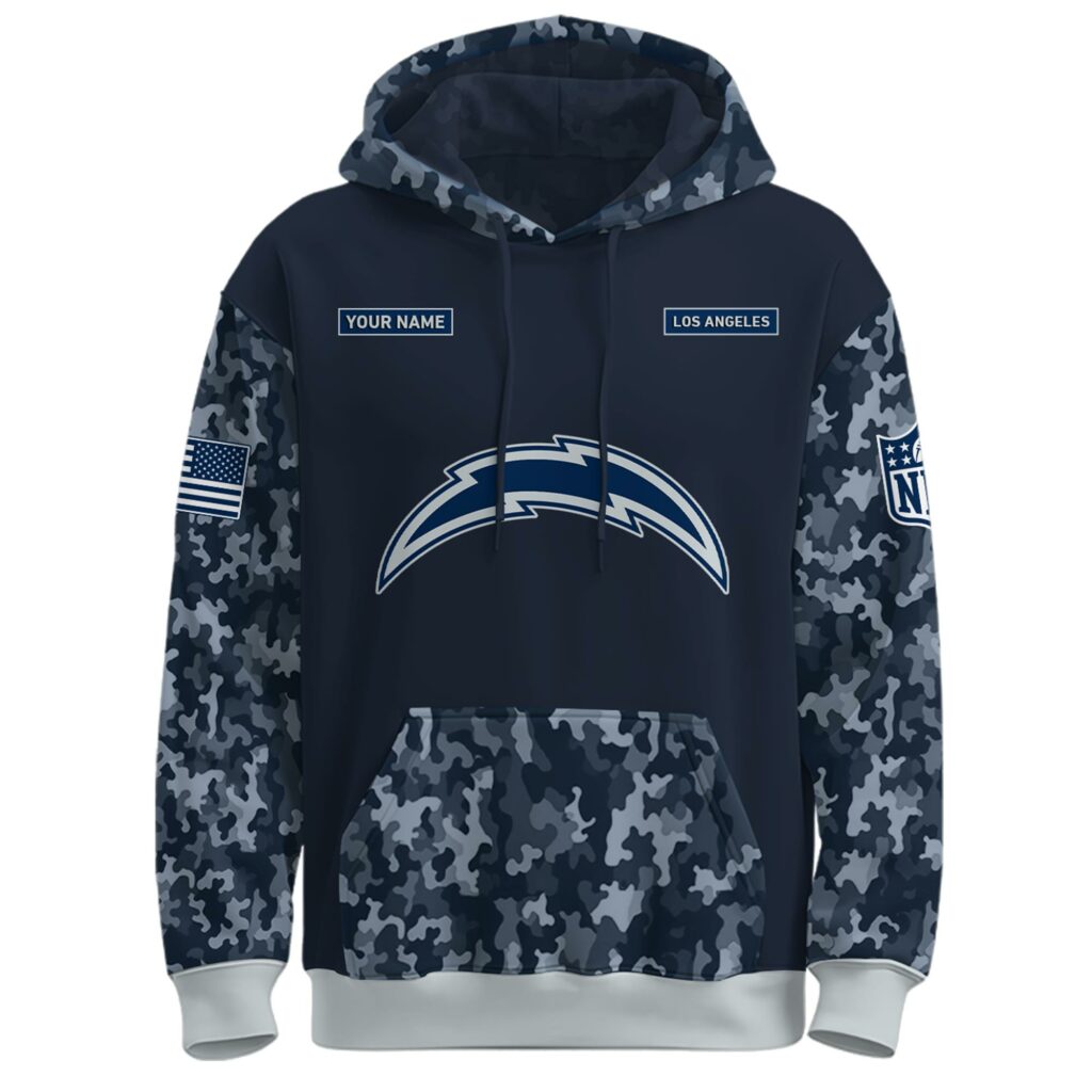 Los Angeles Chargers Navy 250th Birthday Hoodie Limited Edions