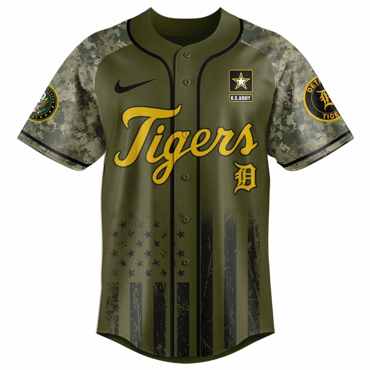 Detroit Tigers MLB x 250 U.S. ARMY Jersey 03