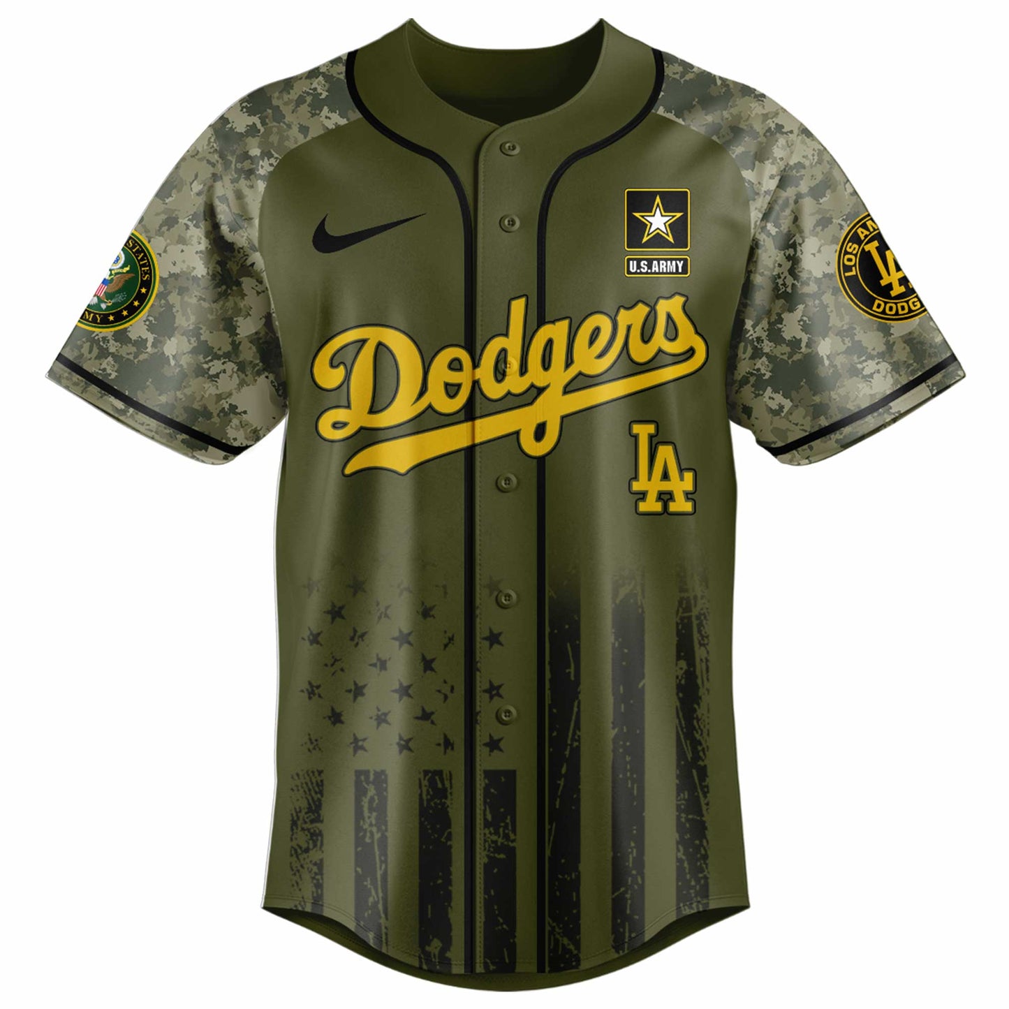 Los Angeles Dodgers MLB x 250 U.S. ARMY Jersey 03