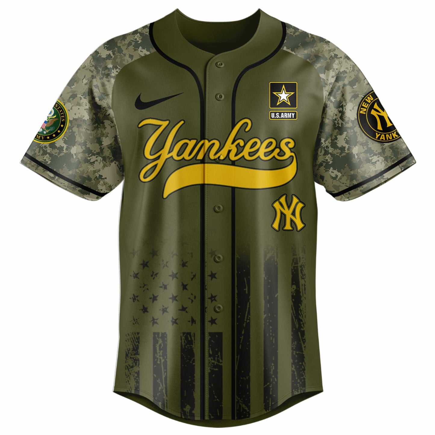 New York Yankees MLB x 250 U.S. ARMY Jersey 03