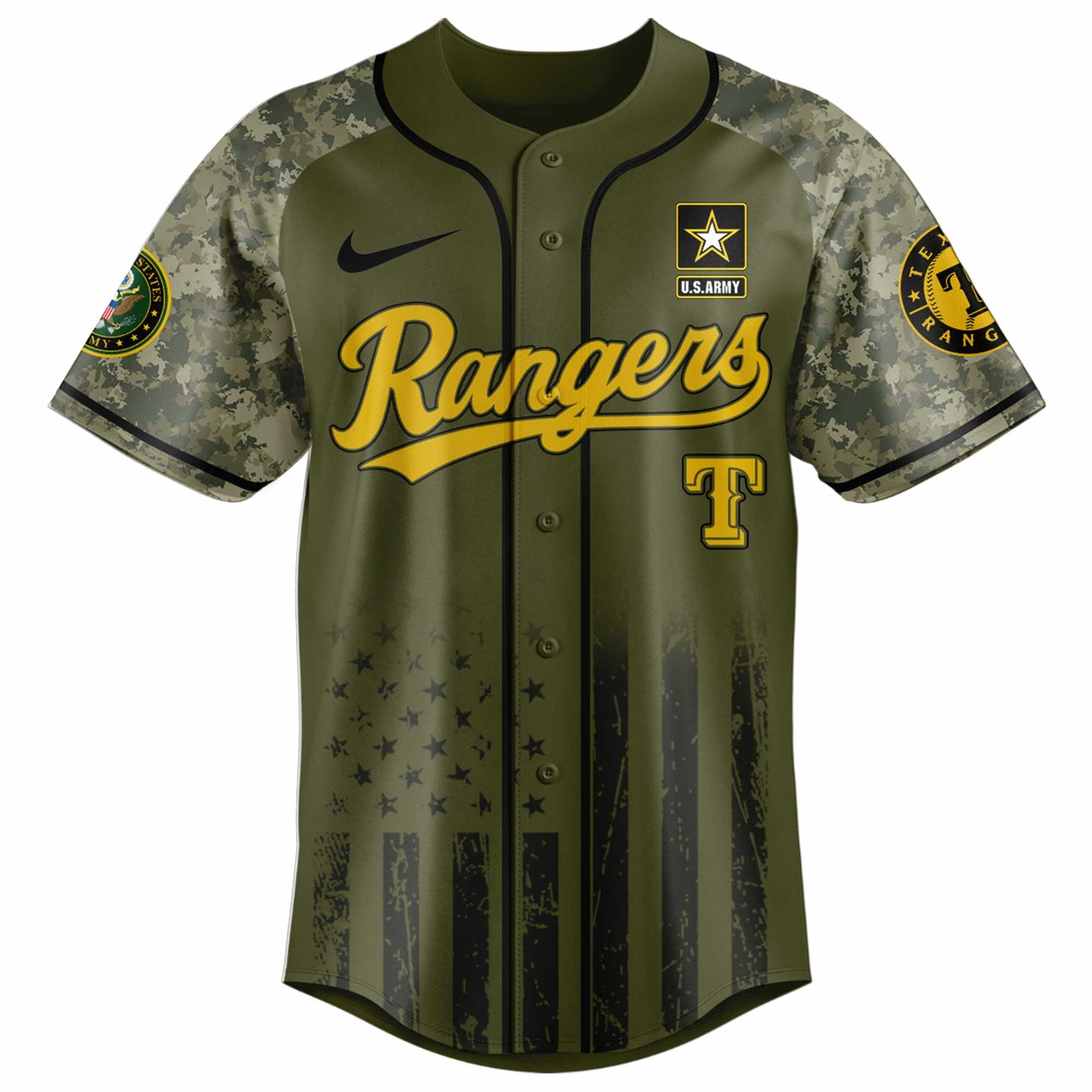 Texas Rangers MLB x 250 U.S. ARMY Jersey 03