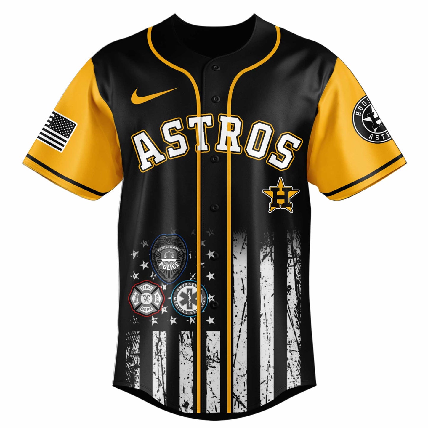 Houston Astros x First Responders Night Jersey Limited Edition