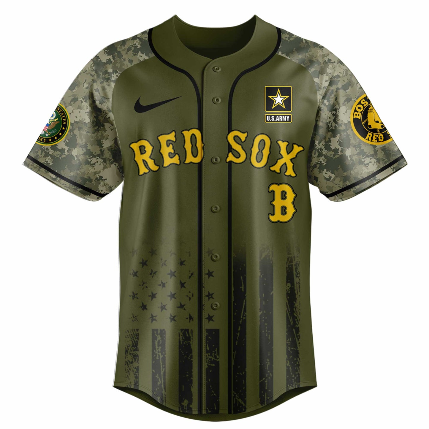 Boston Red Sox MLB x 250 U.S. ARMY Jersey 03