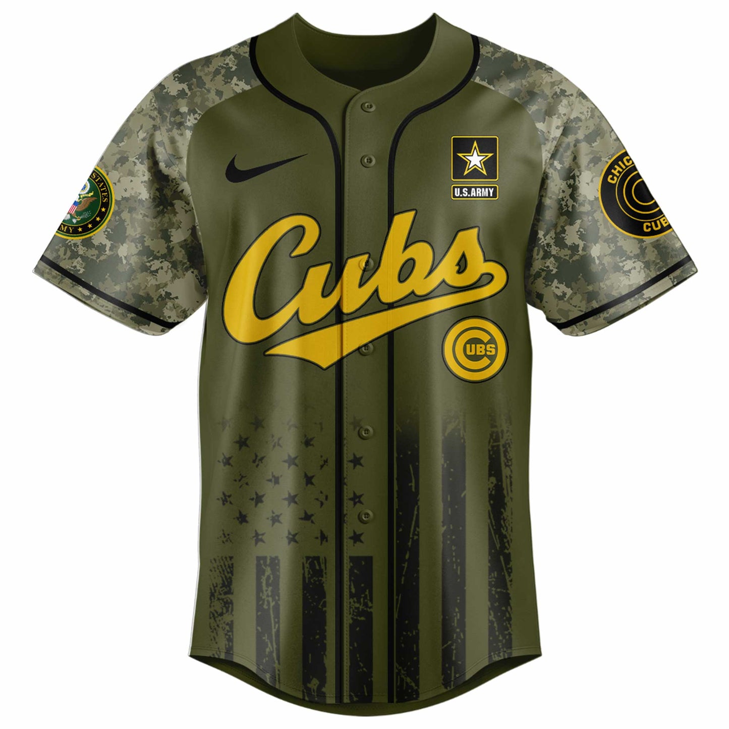 Chicago Cubs MLB x 250 U.S. ARMY Jersey 03