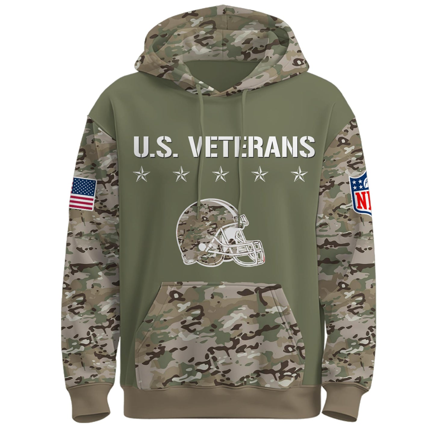 Cleveland Browns - Veteran Day 2025 Hoodie Limited Edions