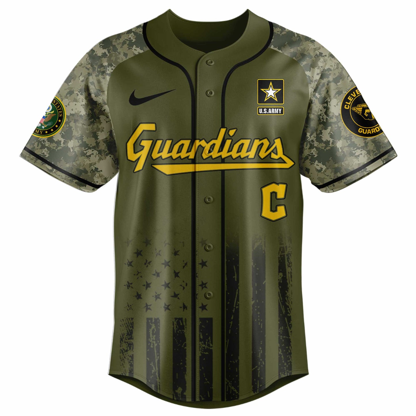 Cleveland Guardians MLB x 250 U.S. ARMY Jersey 03
