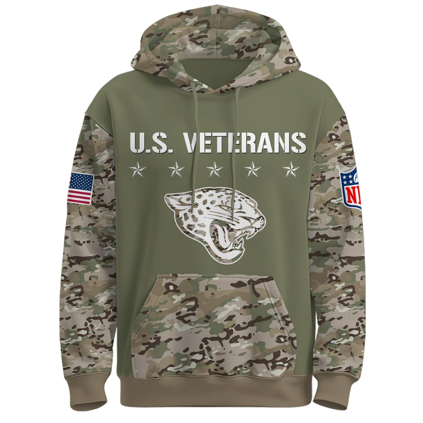 Jacksonville Jaguars - Veteran Day 2025 Hoodie Limited Edions