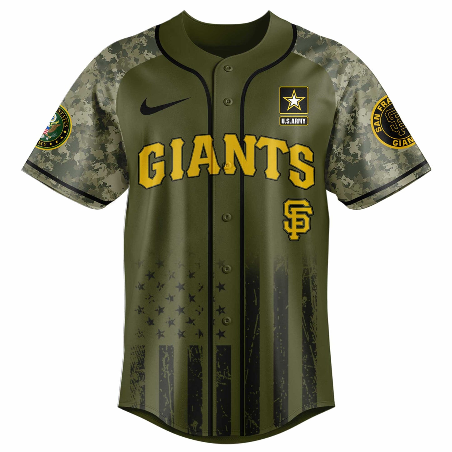 San Francisco Giants MLB x 250 U.S. ARMY Jersey 03