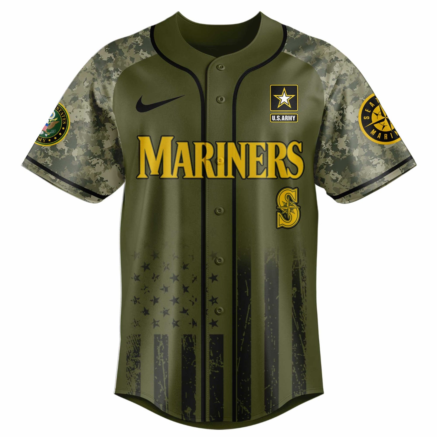 Seattle Mariners MLB x 250 U.S. ARMY Jersey 03