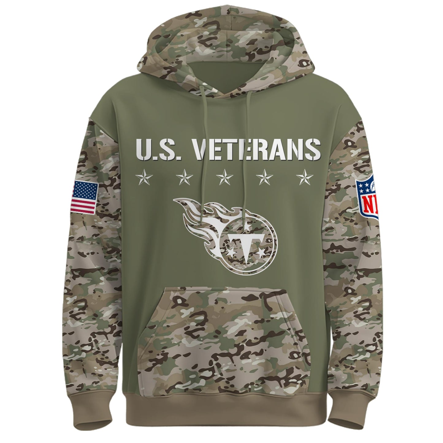 Tennessee Titans - Veteran Day 2025 Hoodie Limited Edions