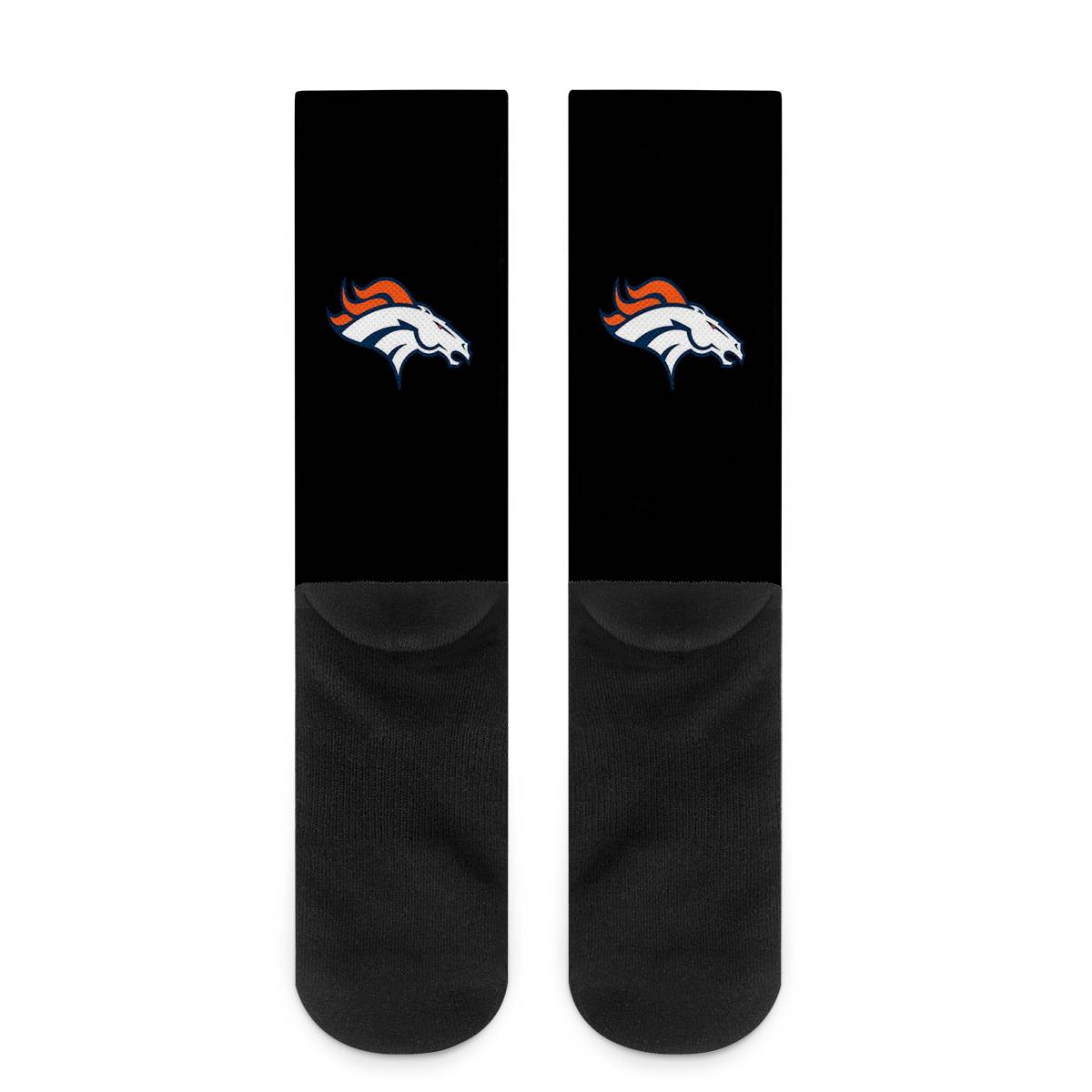 Denver Broncos For Bare Feet Crew Socks