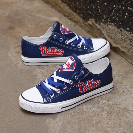 Casual printed low-top canvas shoes unisex