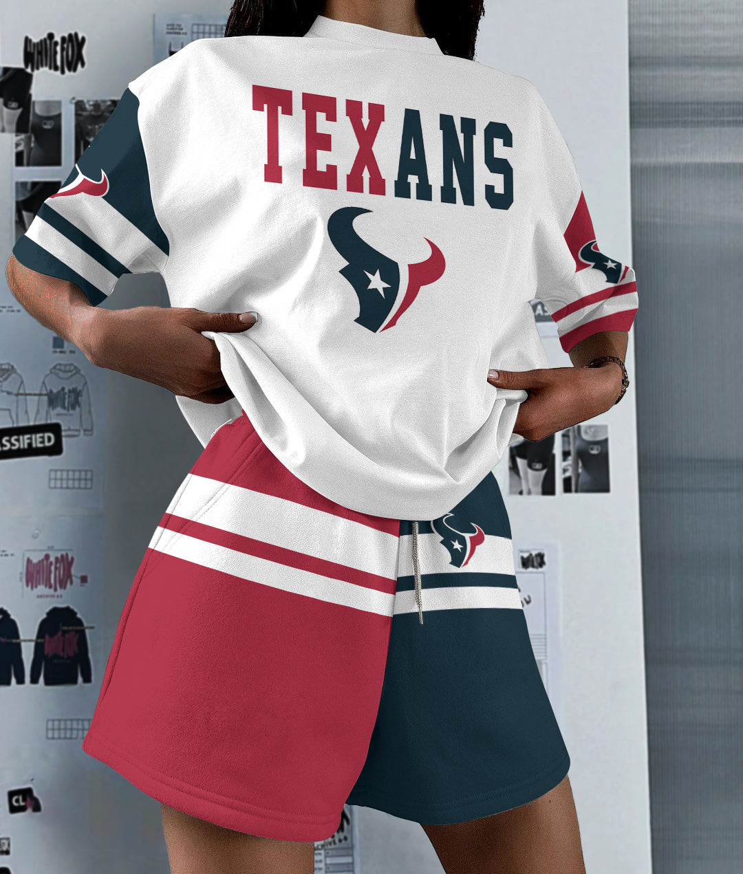 Houston Texans  Limited Edition Women's T-Shirt & Short Set