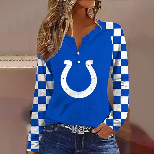 V NECK SHIFT CASUAL BLOUSE