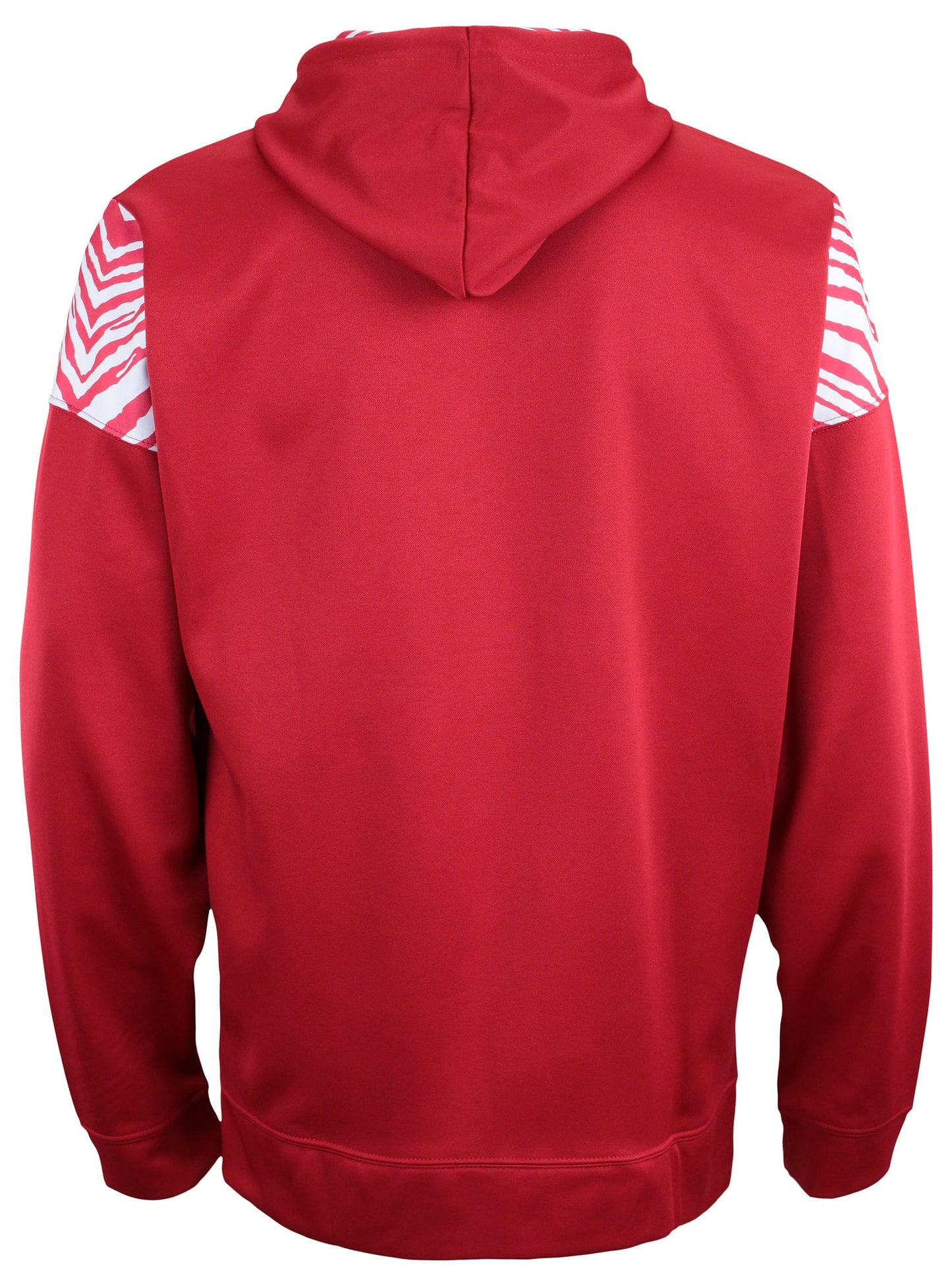 Zubaz Arizona Cardinals NFL Men's Full Zip Hoodie with Zebra Print Details