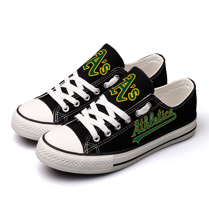 Casual printed low-top canvas shoes unisex