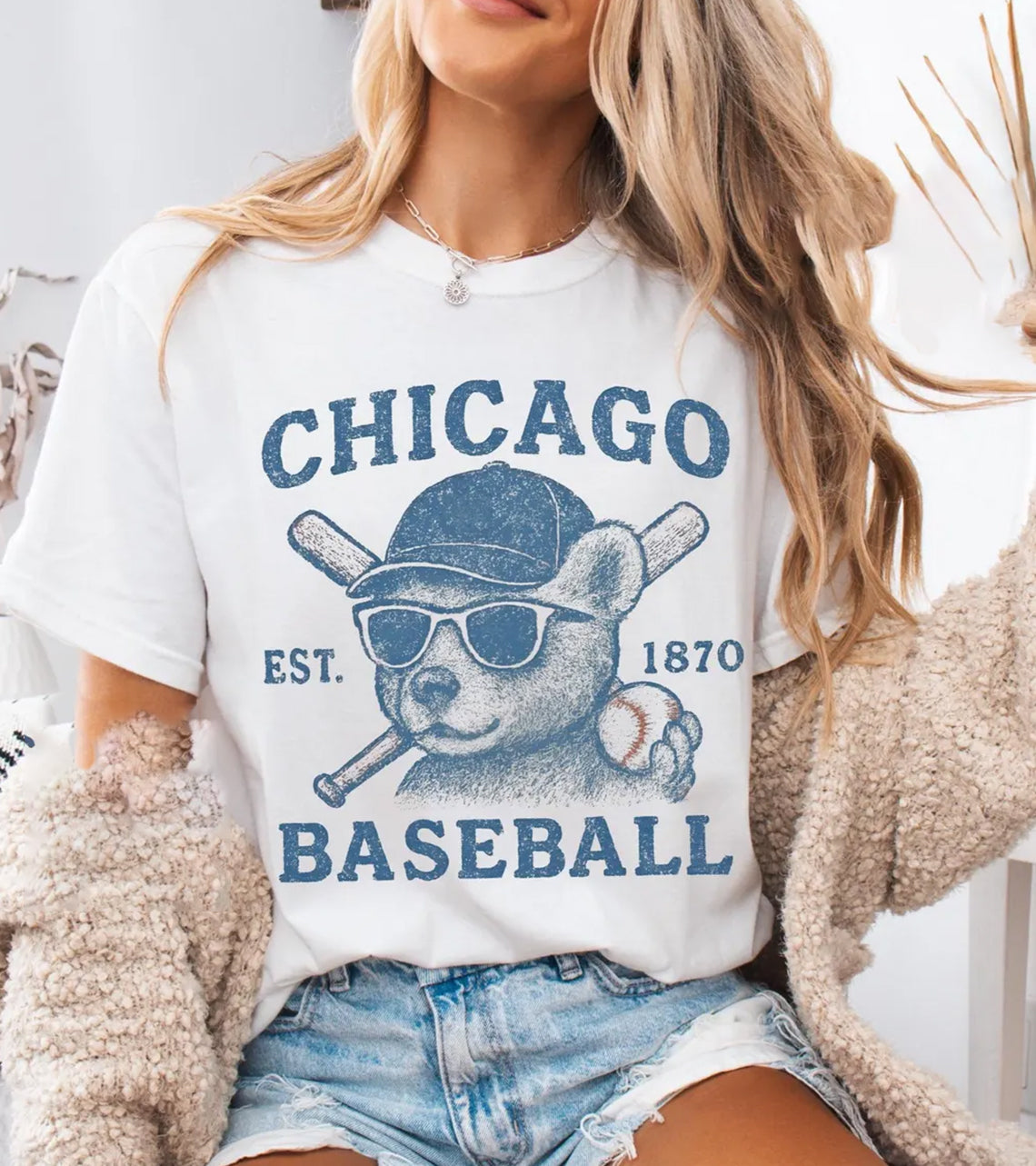 Vintage Chicago Baseball Comfort Colors T-shirt
