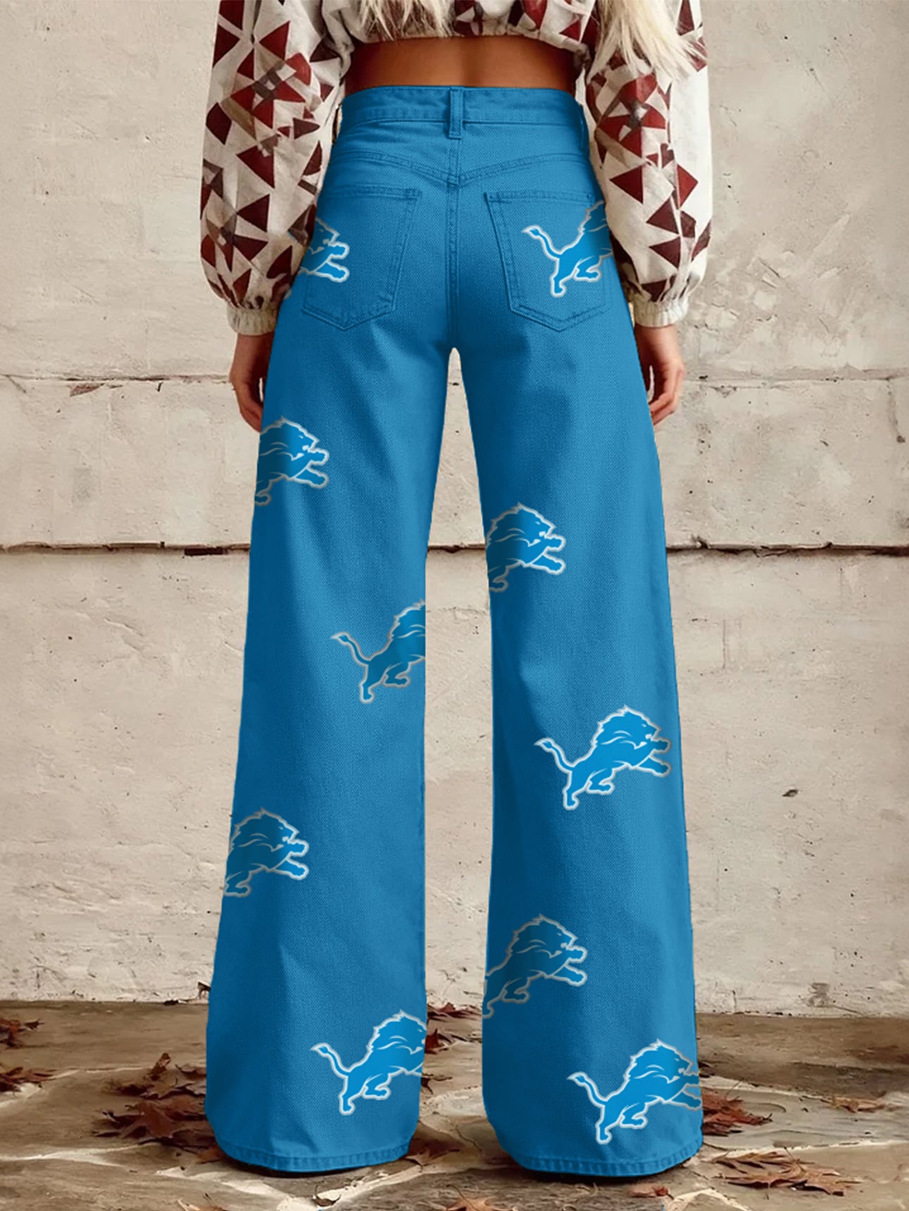 Women's Vintage casual wide LegPants