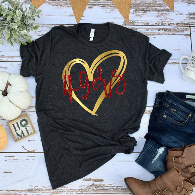 Fashion casual unisex short sleeve T-shirt