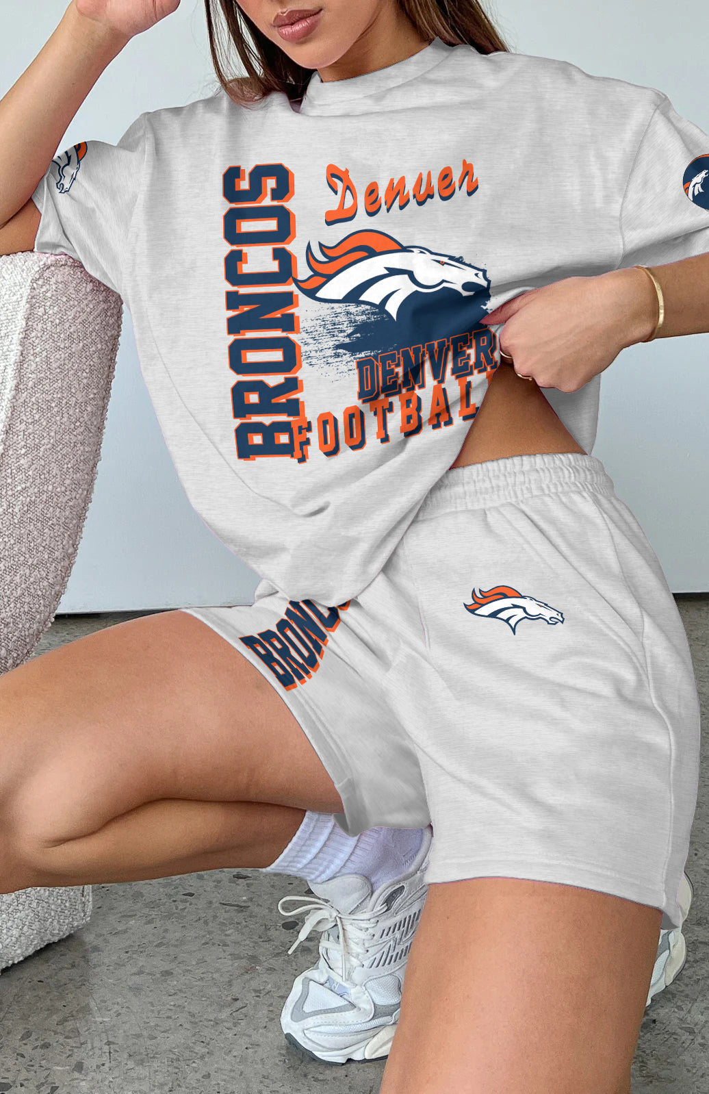 Denver Broncos Limited Edition Women's T-Shirt & Short Set