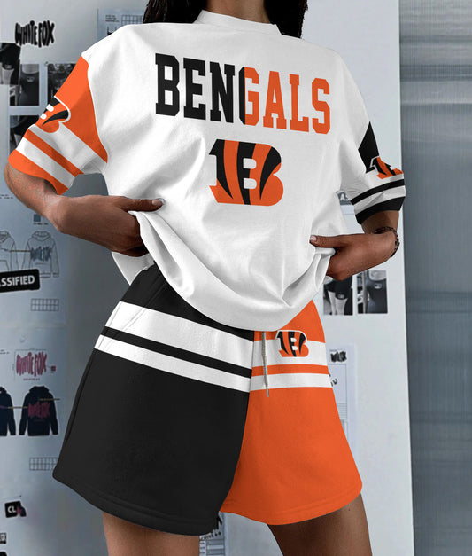 Cincinnati Bengals Limited Edition Women's T-Shirt & Short Set
