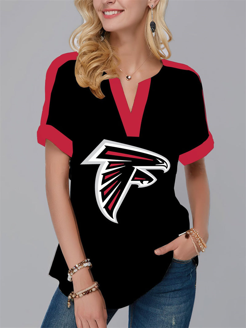 Atlanta Falcons
Fashion Short Sleeve V-Neck Shirt