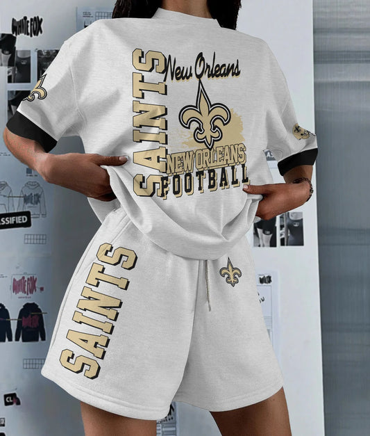 New Orleans Saints Limited Edition Women's T-Shirt & Short Set