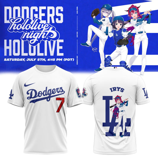 Los Angeles Dodgers _ Hololive Night IRyS Shirts 2025