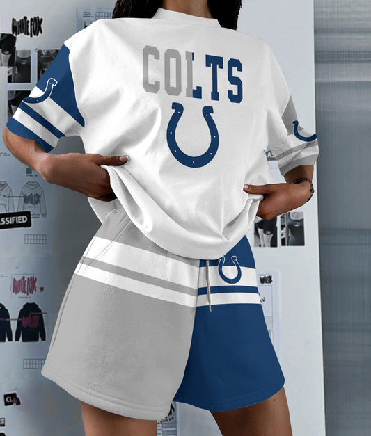 Indianapolis Colts  Limited Edition Women's T-Shirt & Short Set