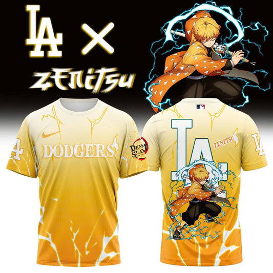 LA vs Demon slayer Agatsuma Zenitsu Tshirt