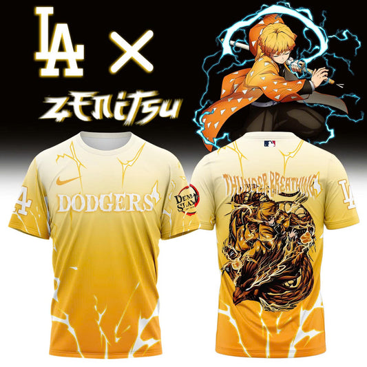 LA vs Demon slayer Agatsuma Zenitsu Tshirt