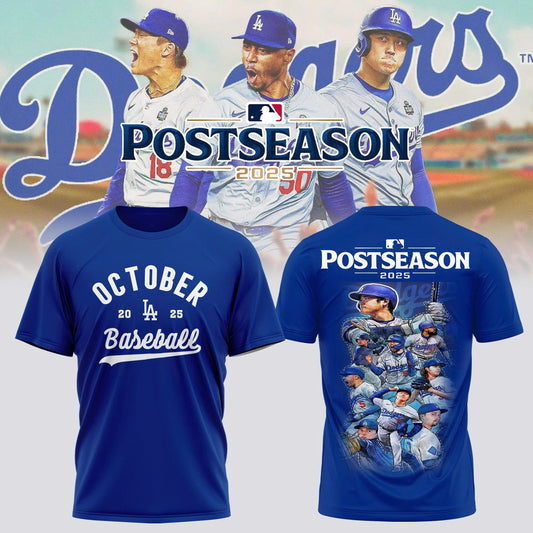 Los Angeles Dodgers 2025 Postseason Collection T-shirt A
