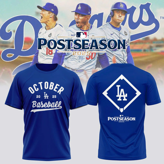 Los Angeles Dodgers 2025 Postseason Collection T-shirt B
