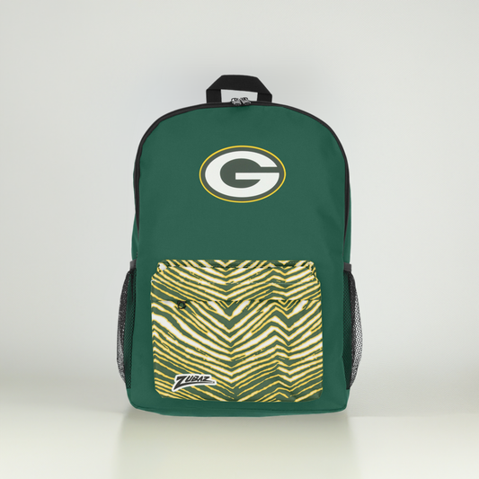FOCO X ZUBAZ NFL Green Bay Packers Zebra 2 Collab Printed Backpack