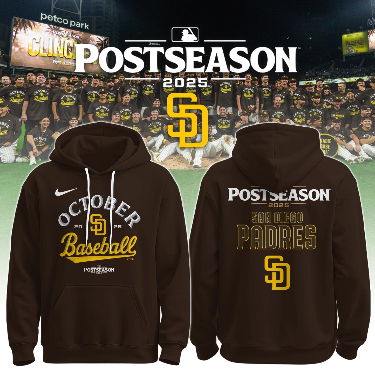 Padres Postseason 2025 Hoodie