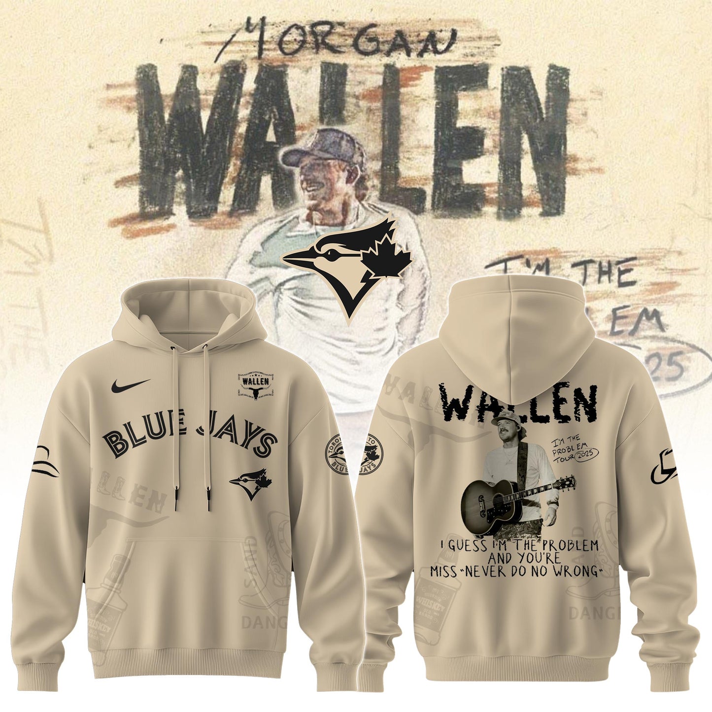 Toronto Blue Jays x Morgan Wallen Limited Edition 2025 Hoodie