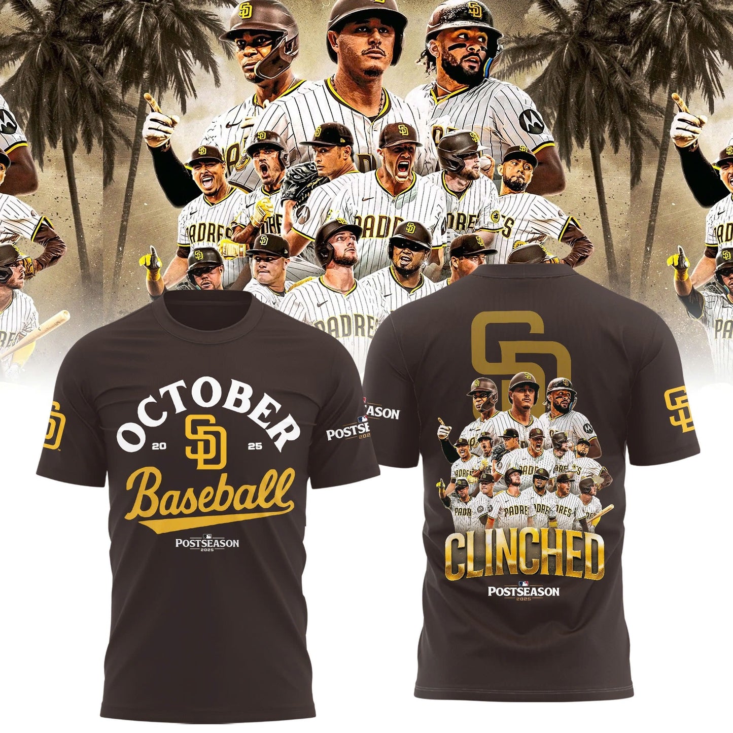 San Diego Padres October 2025 Postseason Shirt
