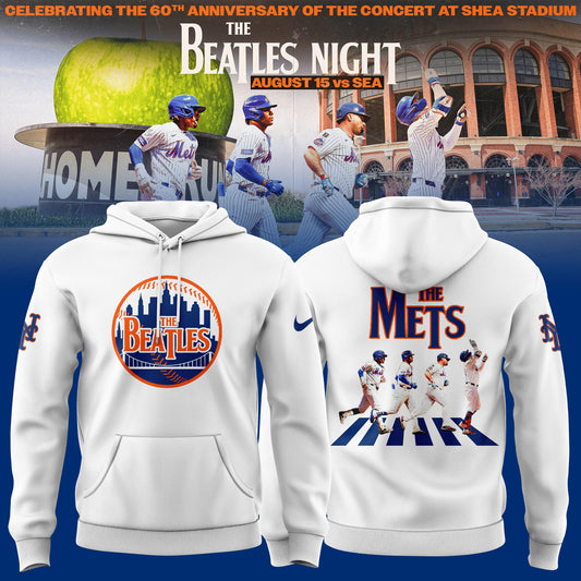 New York Mets The Beatles Night 2025 Limited Edition Hoodie