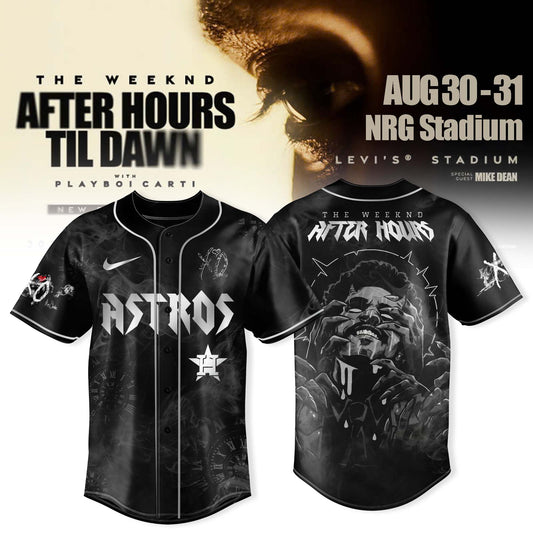 Houston Astros x After Hours Til Dawn 2025 – The Weeknd Jersey