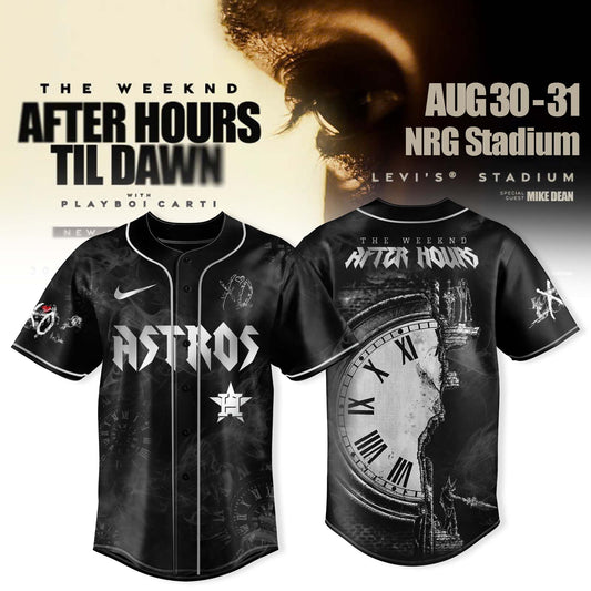 Houston Astros x After Hours Til Dawn 2025 – The Weeknd Jersey