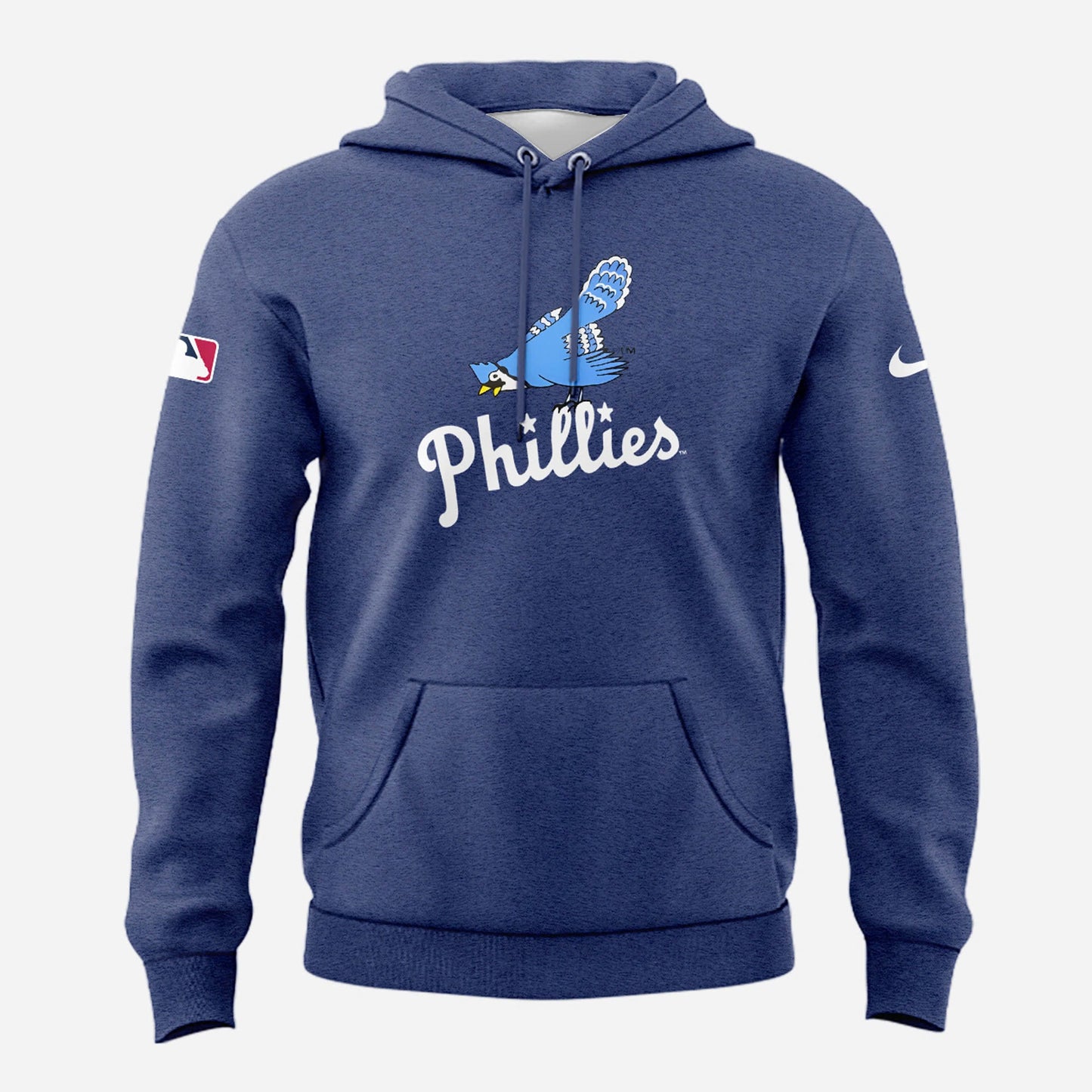 Limited Edition Navy Blue Jay Logo 40's Hoodie For Fans