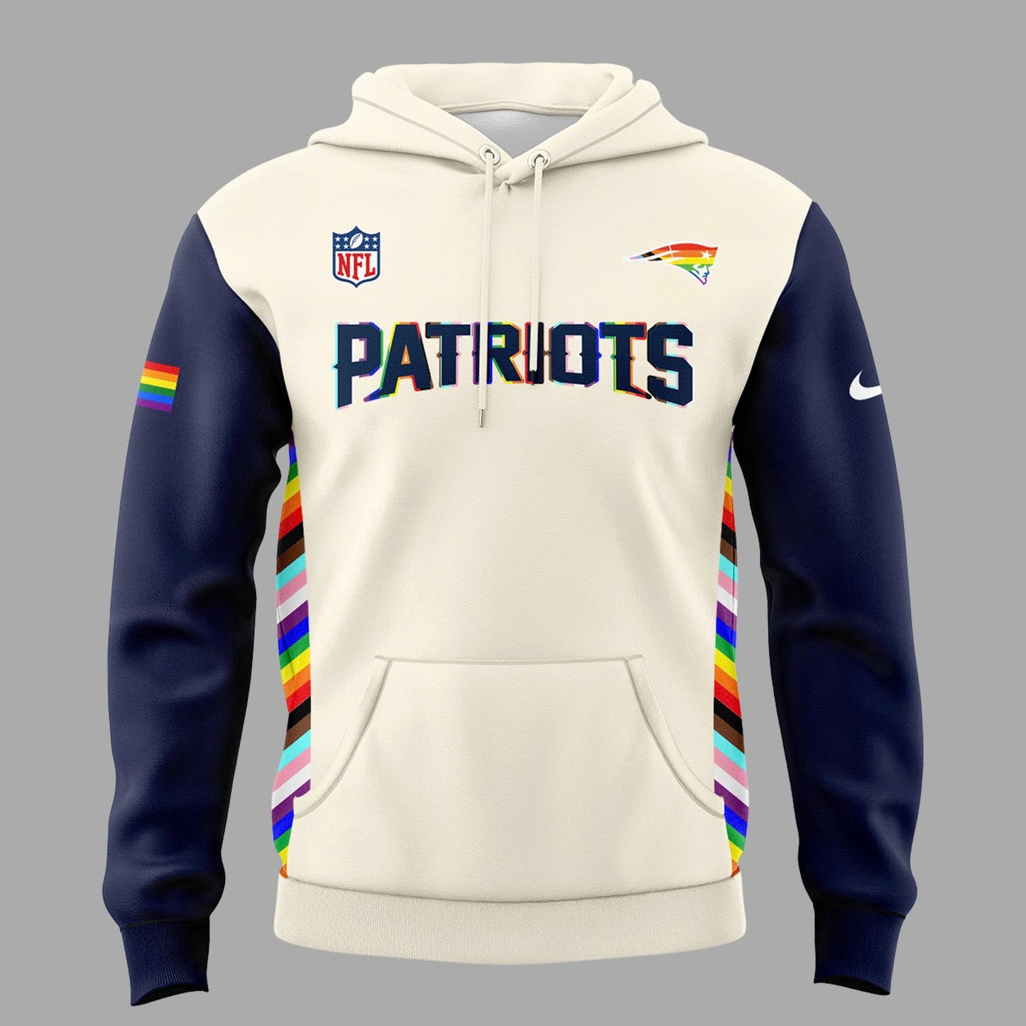 Special New Pride Patriots Logo Hoodie Custom Name Numbers