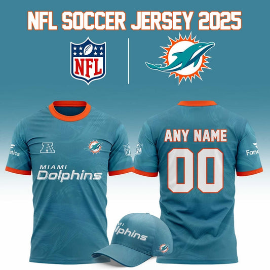 Miami Dolphins 2025 "Football x Football" Soccer jersey - Custom